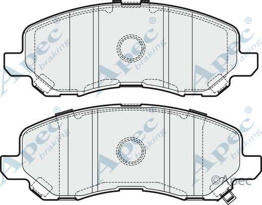 APEC BRAKING Piduriklotsi komplekt,ketaspidur PAD1918